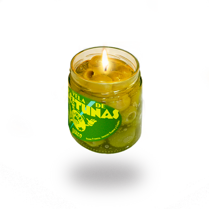 Vela Tarro Aceitunas Verde